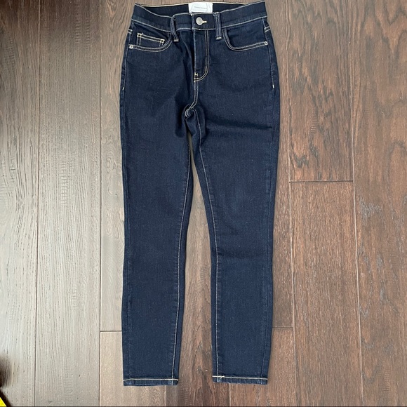 NWOT Current Elliott Dark Indigo Ankle Stiletto Jeans - Picture 5 of 7